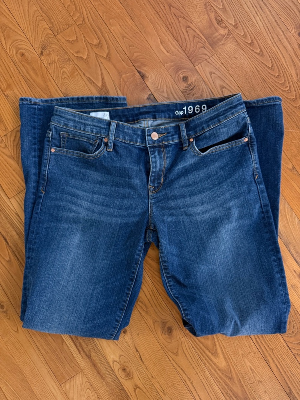 GAP 1969 Women's Dark Blue Sexy Boot Cut Jeans